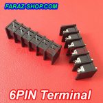 Terminal 6PIN KF45 - ترمینال پیچی 6 پین روبردی KF45